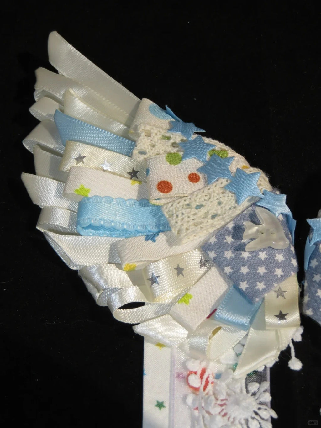 Angel Wing Handmade Graduation Corsage Brooch