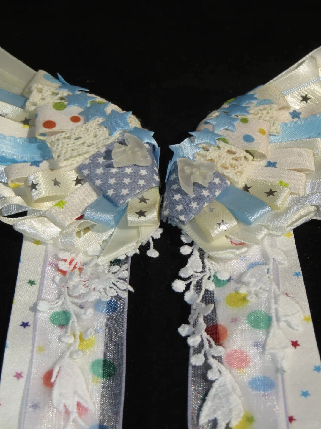 Angel Wing Handmade Graduation Corsage Brooch