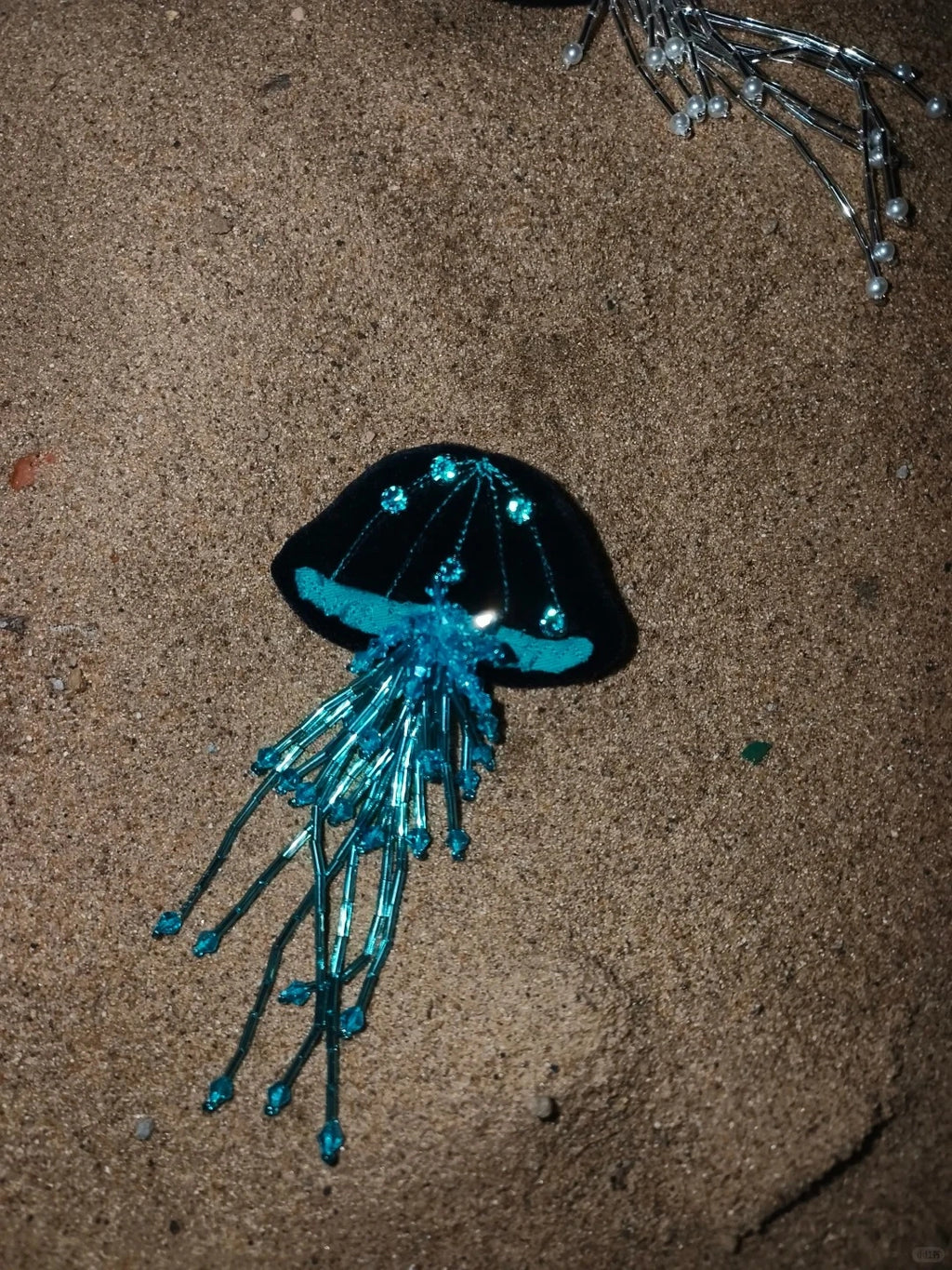 Jellyfish Handmade Ocean Style Corsage Brooch